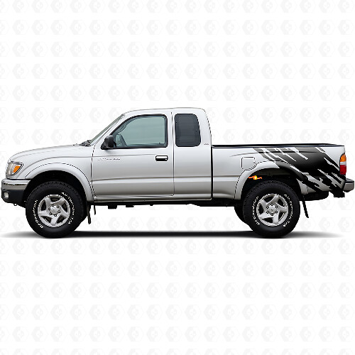 Adesivo in vinile grafico anti-schizzi posteriore laterale per Toyota Tacoma 1995-2004