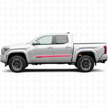 Adesivo in vinile a strisce laterali per porta Toyota Tacoma 2023 2