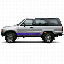 Adesivo in Vinile per Minigonne con Strisce Intrecciate per Toyota 4Runner 1984-1989 2