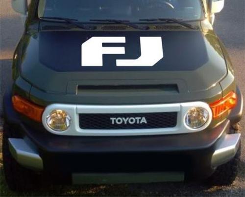 Adesivo in Vinile con Logo FJ per Cofano Toyota FJ Cruiser