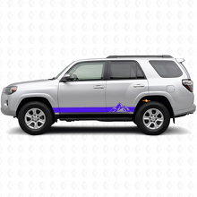 Kit di Adesivi in Vinile con Strisce in Stile Montagna per Minigonne Toyota 4Runner 2009-2024 2