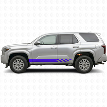 Adesivo in Vinile con Strisce a Scacchiera per Minigonna Toyota 4Runner 2024+ 2