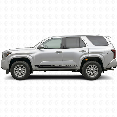 Adesivo in Vinile con Strisce Curve a Scacchi per Modanatura Laterale Toyota 4Runner 2024+ 1