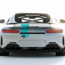 Kit di decalcomanie in vinile Racing GT2 Pro per cofano laterale, tetto e bagagliaio per Mercedes AMG GT 6