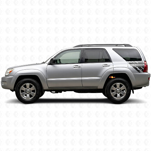 Kit Adesivi in Vinile con Grafica Schizzi di Fango per Fiancate Toyota 4Runner 2002-2009_1