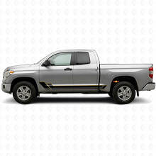 Kit di Adesivi in Vinile con Doppie Strisce per Minigonne Toyota Tundra 2007-2021_2