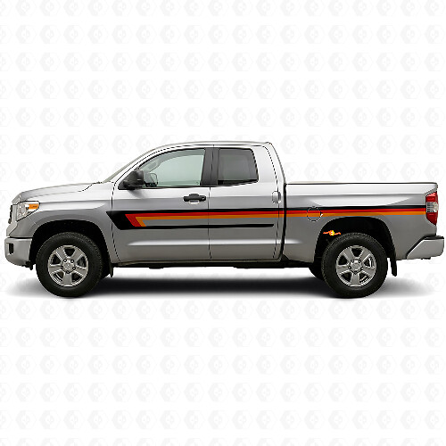 Triple Stripes Door Side Vinyl Decal for Toyota Tundra 2007-2021