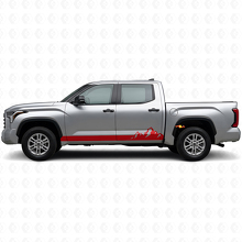 Strisce Sottili Montagne Adesivo in Vinile per Minigonna Toyota Tundra 2022+ 3