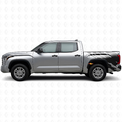 Adesivo in vinile grafica schizzi di fango posteriore per Toyota Tundra 2022+ 1