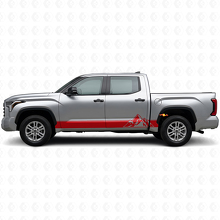 Kit Adesivi in Vinile con Strisce Stile Montagna per Minigonne Toyota Tundra 2022+ 3