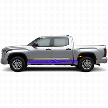 Adesivo in Vinile con Strisce Intrecciate per Minigonna Toyota Tundra 2022+ 2
