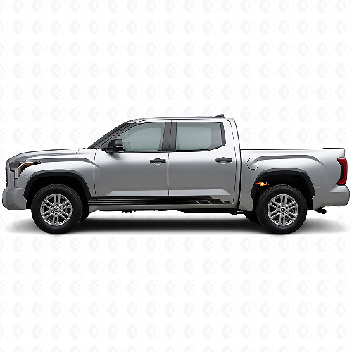 Kit di Adesivi in Vinile Curvi per Minigonne per Toyota Tundra 2022+ 1