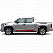 Adesivo in Vinile con Strisce Curve a Scacchi per Minigonne Toyota Tundra 2022+ 3