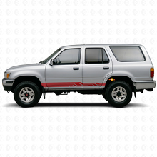 Adesivo in Vinile con Strisce Intrecciate per Minigonne Toyota 4Runner 1989-1995 3