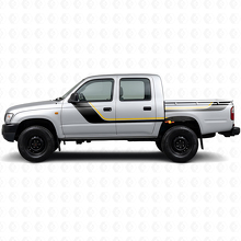 Kit di Adesivi in Vinile con Strisce Gemelle per Porta e Parte Posteriore Laterale per Toyota Hilux 1997-2004_2