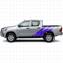 Adesivo laterale in vinile con grafica schizzi di fango per Toyota Hilux 2015+ 2