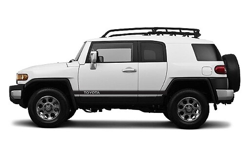 Adesivi in Vinile Strisce Laterali Porta per Toyota FJ Cruiser