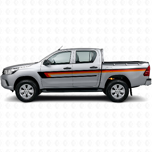 Adesivo in Vinile a Tripla Striscia per Porta per Toyota Hilux 2015+ 1