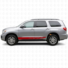 Kit di Adesivi in Vinile per Minigonne con Strisce Decorate per Toyota Sequoia 2007-2022 3
