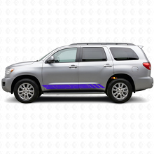 Adesivo in Vinile con Strisce Stile Topografico per Porte Toyota Sequoia 2007-2022 2