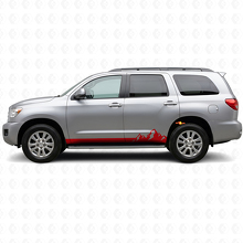 Adesivo in Vinile a Strisce Sottili con Montagne per Minigonna Toyota Sequoia 2007-2022 3