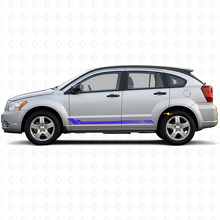 Adesivo laterale a strisce a nido d’ape per Dodge Caliber 2007-2012 2
