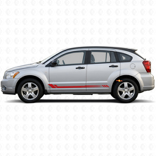 Adesivo laterale a strisce a nido d’ape per Dodge Caliber 2007-2012 3