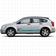 Adesivo in Vinile con Strisce Laterali Stile Vintage per Dodge Caliber 2007-2012 2
