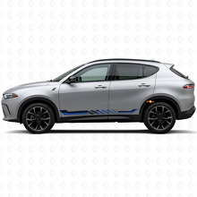 Adesivo in Vinile con Strisce Laterali a Bandiera a Scacchi per Dodge Hornet 2023+ 2
