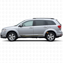 Adesivo in Vinile con Strisce Curve per Minigonne Dodge Journey 2009-2020 2