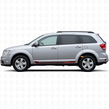 Adesivo in Vinile a Strisce Laterali Stile Racing per Dodge Journey 2009-2020 3