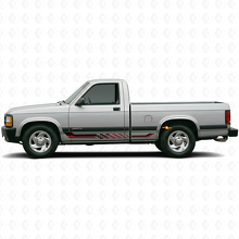 Adesivo in Vinile con Strisce Laterali a Scacchi per Dodge Dakota 1987-1996 3