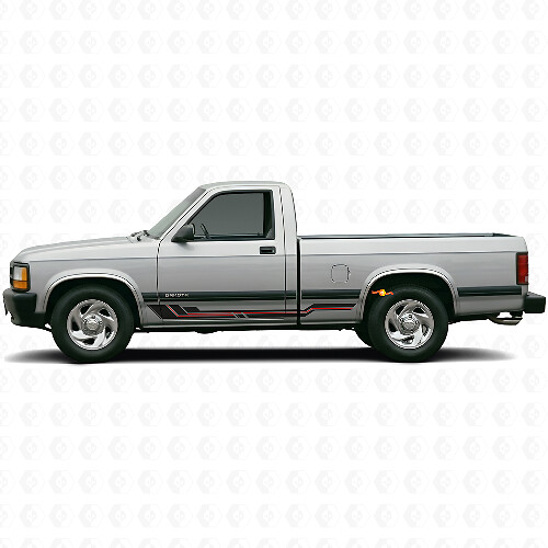 Adesivo in Vinile a Strisce Curvate per Modanatura Laterale Dodge Dakota 1987-1996 1