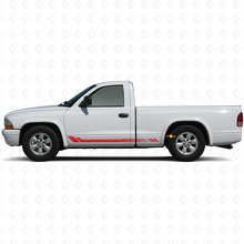 Adesivo laterale a strisce esagonali per Dodge Dakota 1997-2004 3