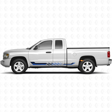 Adesivo in vinile a strisce laterali a scacchi per Dodge Dakota 2005-2011 2