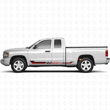 Adesivo in vinile a strisce laterali a scacchi per Dodge Dakota 2005-2011 3