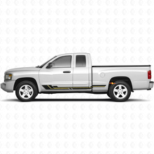 Adesivo in Vinile con Strisce Curvate per Minigonne Dodge Dakota 2005-2011 2