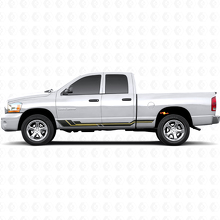 Adesivo in Vinile con Strisce Curve per Minigonne Dodge Ram 1500 2002-2008 2
