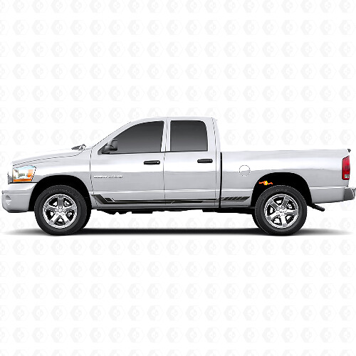 Adesivo in Vinile a Strisce Laterali Stile Racing per Dodge Ram 1500 2002-2008 1