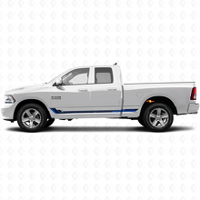 Adesivo in Vinile con Strisce Laterali in Stile Racing per Dodge Ram 1500 2011-2018 2