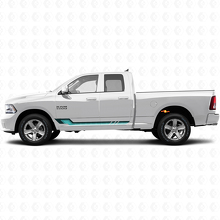 Adesivo in Vinile a Strisce Laterali Stile Vintage per Dodge Ram 1500 2011-2018 2