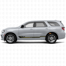 Adesivo in vinile con strisce curve per minigonne Dodge Durango 2011+ 2