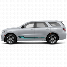 Adesivo in vinile a strisce laterali stile vintage per Dodge Durango 2011+ 2