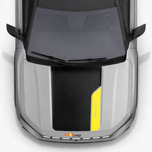 Adesivi in vinile Blackout 4x4 per cofano Jeep Compass 2026 3
