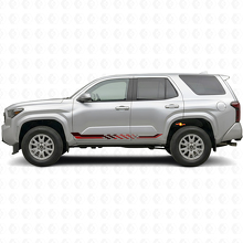 Adesivo in Vinile con Strisce Laterali a Bandiera a Scacchi per Toyota 4Runner 2024+ 3