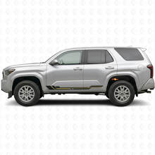 Adesivo in Vinile con Strisce Curve per Pedana Laterale Toyota 4Runner 2024+ 2