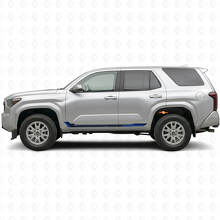 Adesivo in vinile a strisce laterali in stile racing per Toyota 4Runner 2024+ 2