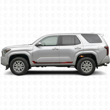Adesivo in vinile a strisce laterali in stile racing per Toyota 4Runner 2024+ 3