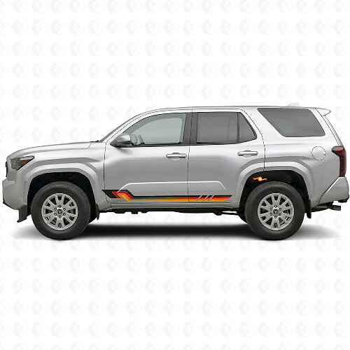 Adesivo Vinilato a Strisce Laterali Stile Vintage per Toyota 4Runner 2024+ 1
