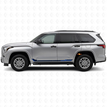 Adesivo in vinile a strisce laterali stile racing per Toyota Sequoia 2022+ 2